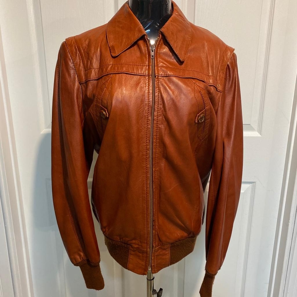 Men's Leather Jacket Size M